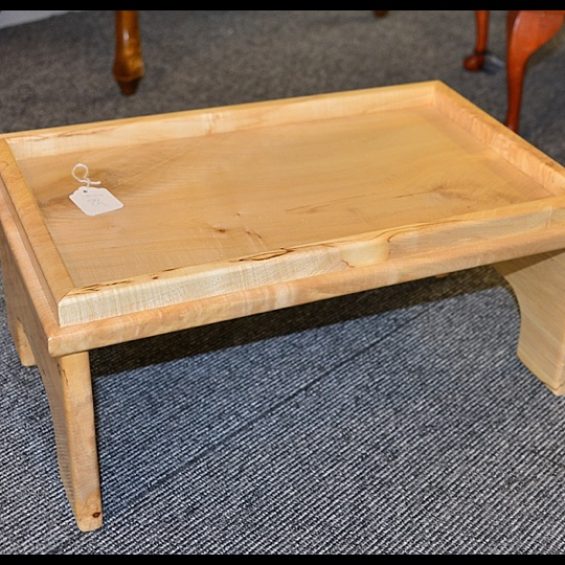 Timber table serving tray